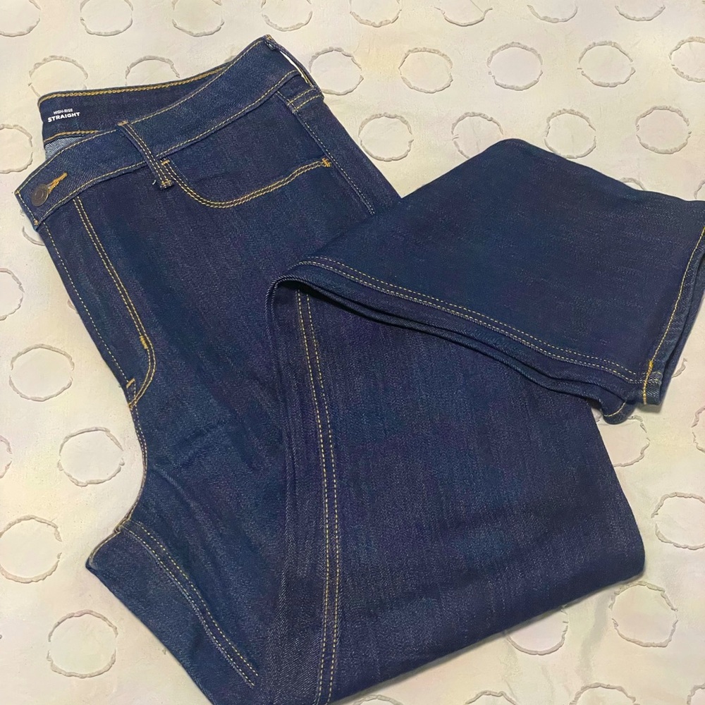 Old navy high rise straight jean